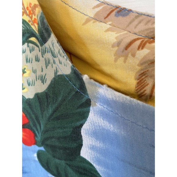 Vintage Reyn Spooner Hawaiian Shift Dress, Tourist TPA Airline Print, size XS-S - Picture 5 of 12